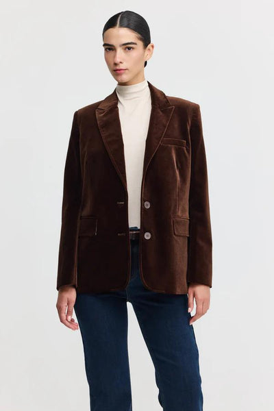 ג'קט קטיפה חום - שלמות